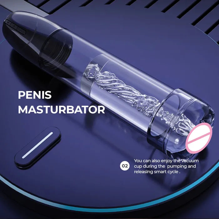 LuvPump Smart – USB Rechargeable Automatic Penis Pump and Masturbator Sleeve > Pumps > Penis Pumps Electric