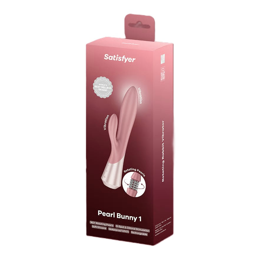 Satisfyer Pearl Bunny Terracotta Rabbit Vibrator > Vibrators > Ladies > Rabbit