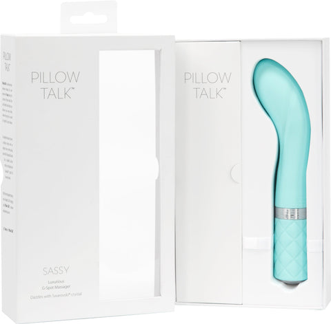 Pillow Talk Sassy Teal Vibrator for G-Spot Pleasure