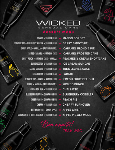 Wicked Aqua Candy Apple 120 ml Water Based Lubricant Bottle Flavoured Lube