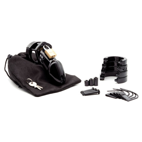 Cockcage CB-6000 Black 3.25 Inch Chastity Device Cages