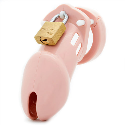 Cockcage CB-6000 Pink 3.25 Inch Chastity Cage Cages
