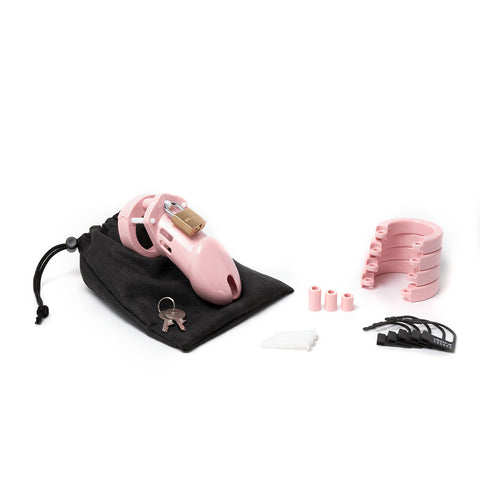 Cockcage CB-6000 Pink 3.25 Inch Chastity Cage Cages