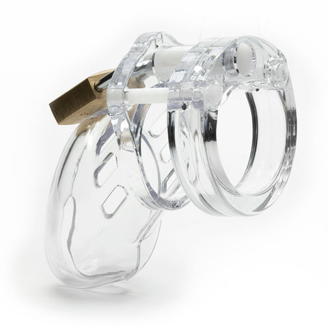 Cockcage CB-6000S Clear 3.25 Inch Medical-Grade Chastity Cage Cages