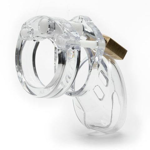 Cockcage CB-6000S Clear 3.25 Inch Medical-Grade Chastity Cage Cages