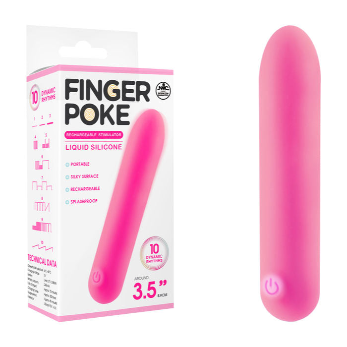 Stimulator – Rechargeable Splashproof 3.5 Inch Vibrator > Vibrators > Finger Vibrators