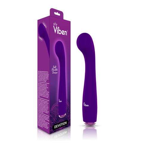 Viben Devotion Violet G-Spot Vibrator for Intense Pleasure Vibrators - G Spot