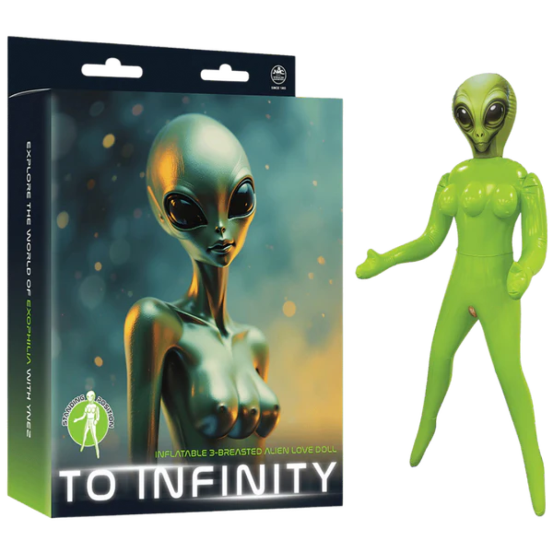 To Infinity Inflatable Alien Love Doll – Inflatable Love Doll Green Dolls - Inflatable