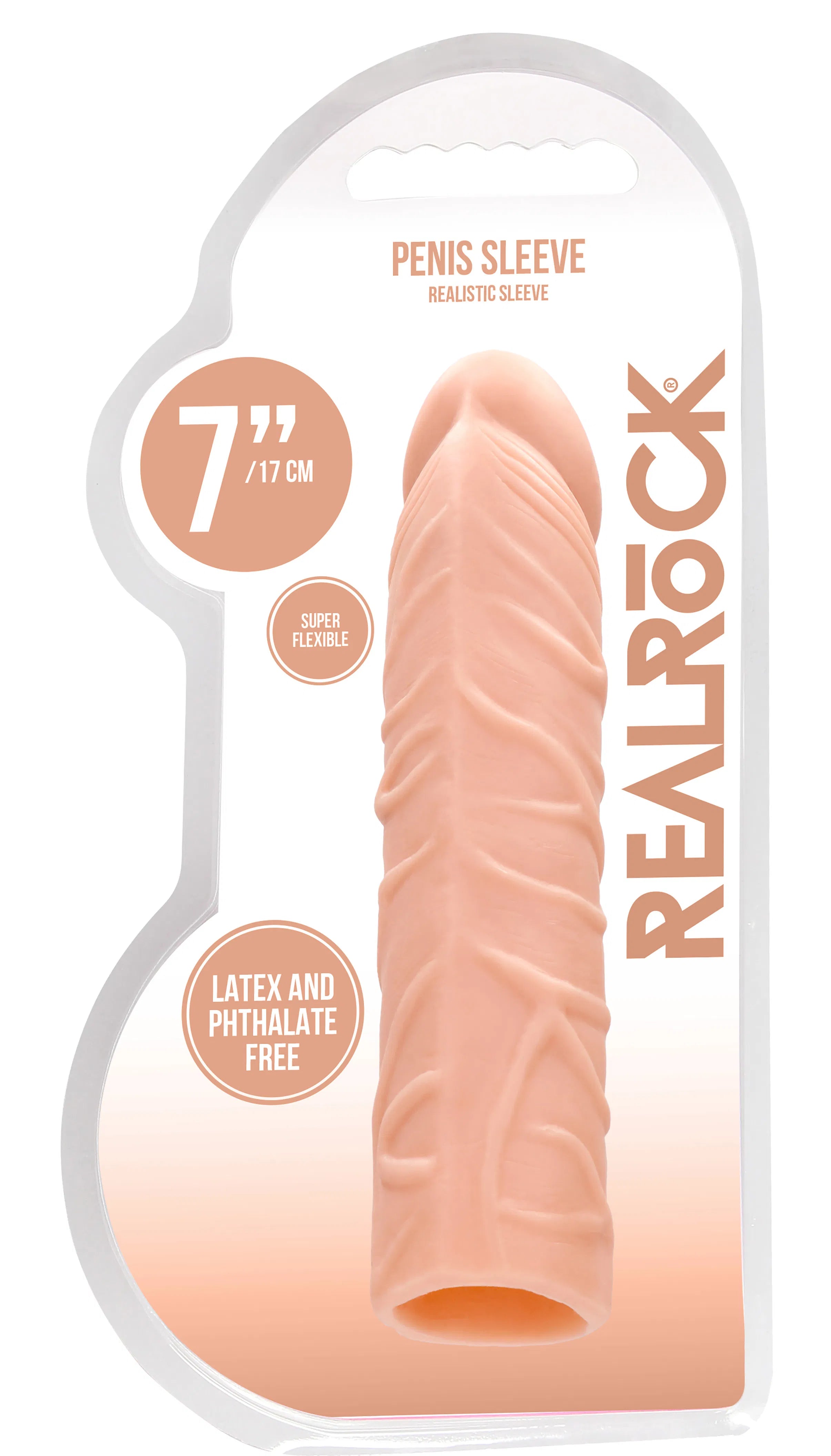 REALROCK 7 Inch Penis Extender – Phthalate-Free Penis Extension Sleeve > Sex Toys For Men > Penis Sleeves