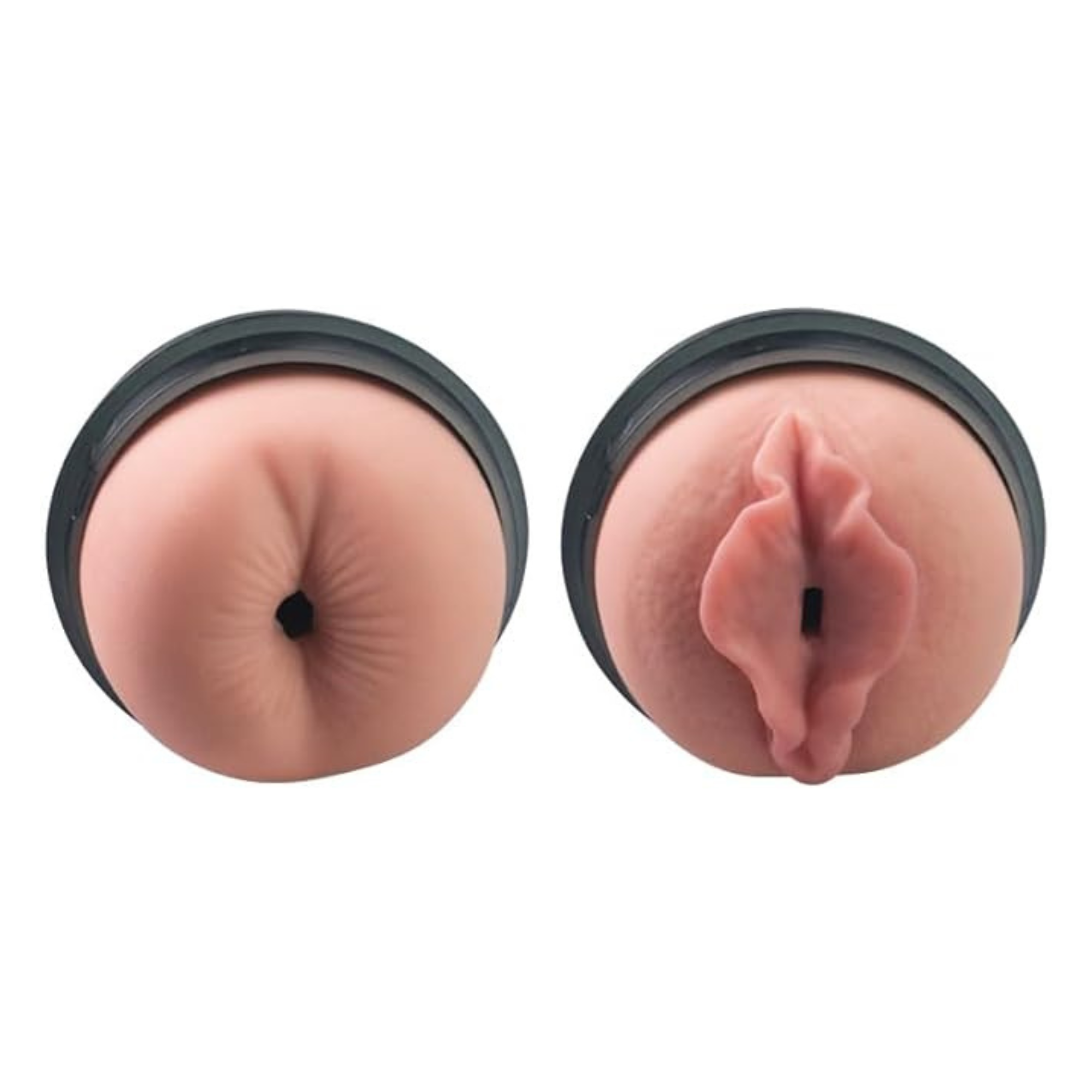 Training Master Double-Sided Stroker – Realistic TPE Pussy and Ass Masturbator > Sex Toys For Men > Masturbators > Manual
