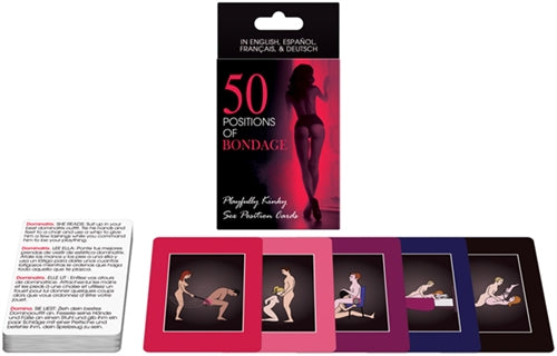 50 Positions of Bondage Cards – Adult Game Cards for Intimate Exploration Default Title > Novelties > Card Games