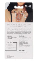 Shadow Bell Adjustable Nipple Clamps with Silver Bells – Nipple Jewelry Silver > Sex Toys > Nipple Clamps