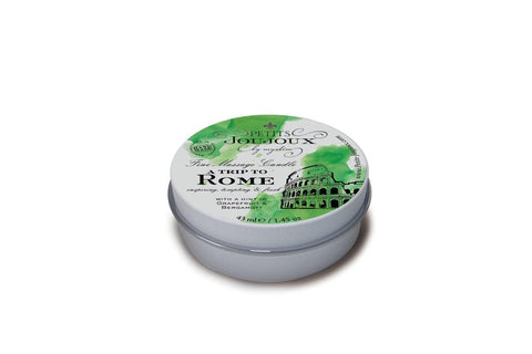 Petits JouJoux Massage Candle Rome 43ml Grapefruit and Bergamot Scented Massage Oil