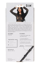 Shadow Body Harness – Faux Leather Adjustable Body Harness Black > Clothes > Womens Harnesses