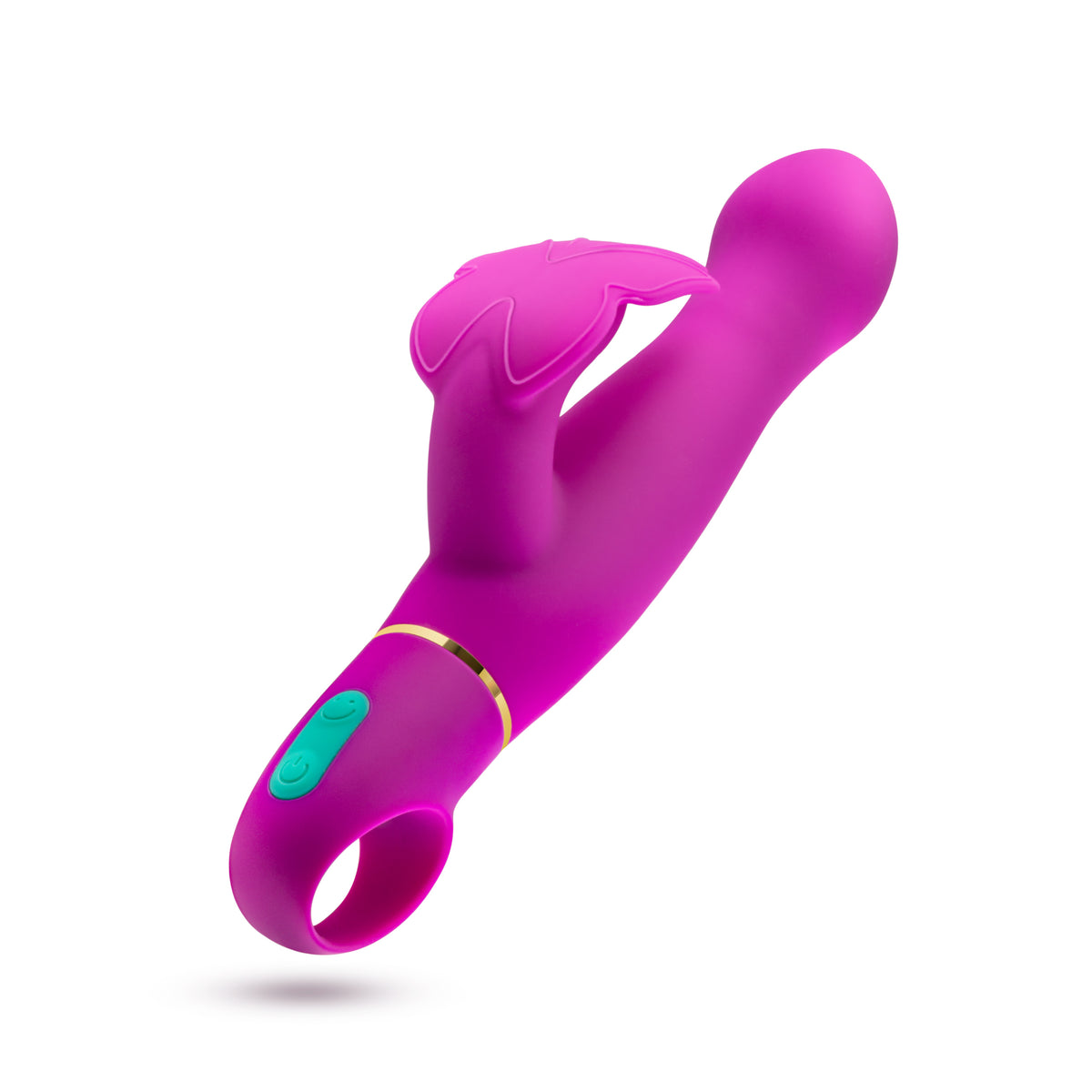 Aria Naughty AF Plum 18.4cm Butterfly Vibrator > Vibrators > Ladies > Rabbit
