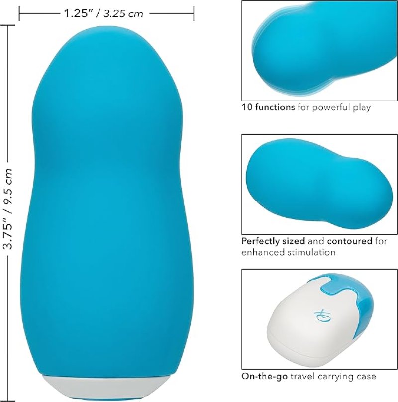 Sugar Dream – Compact Contoured Stimulator with Travel Case > Vibrators > Ladies > Clitoral Vibrators and Stimulators