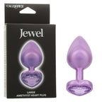 Jewel Heart Plug – Iridescent Zinc Alloy Jewelled Butt Plug > Anal Range > Jewel Butt Plugs