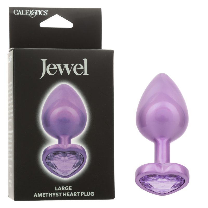 Jewel Heart Plug – Iridescent Zinc Alloy Jewelled Butt Plug > Anal Range > Jewel Butt Plugs