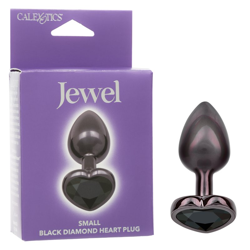 Jewel Heart Plug – Iridescent Zinc Alloy Jewelled Butt Plug > Anal Range > Jewel Butt Plugs