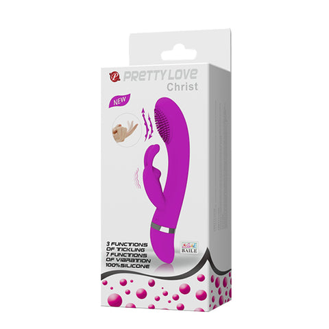 Pretty Love Christ Rabbit Vibrator – Silicone 3 Tickling and 7 Vibration Functions Vibrator > Vibrators > Ladies > Rabbit