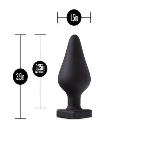 Temptasia Spank Me Butt Plug Black for Intense Pleasure and Sensation Butt Plugs
