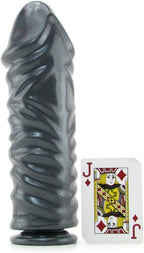 Bunker Buster 10.7 Inch Anal Dildo in Gun Metal Finish