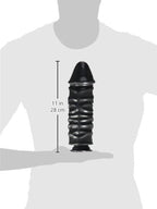 Bunker Buster 10.7 Inch Anal Dildo in Gun Metal Finish