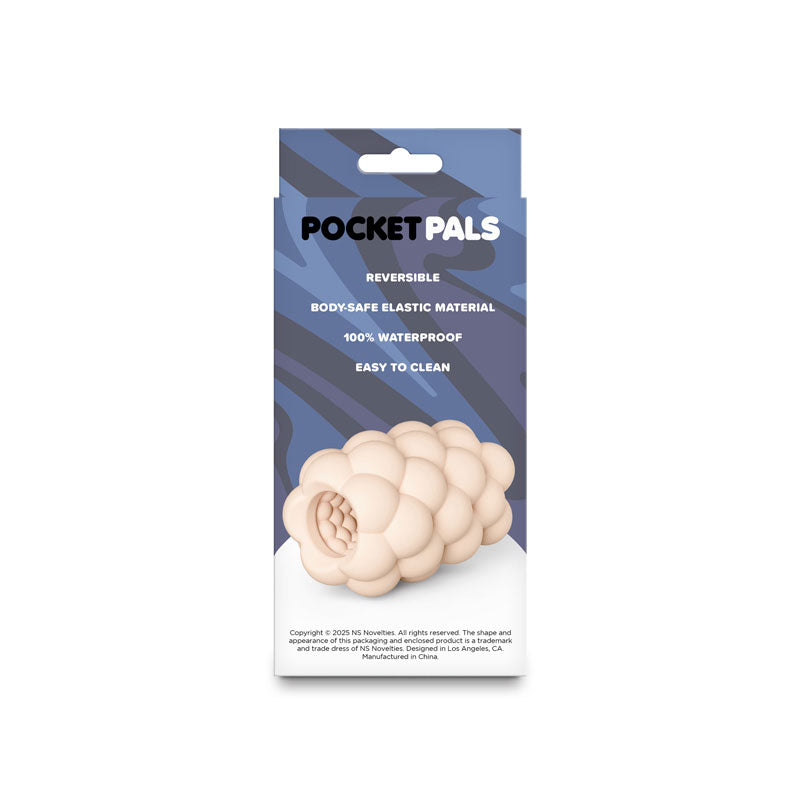 Pocket Pals Bubbles Mini Stroker – Travel-Friendly Reversible TPE Stroker > Sex Toys For Men > Masturbators Cup