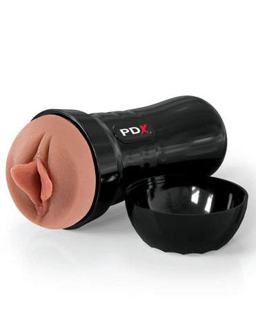 Pdx Extreme Wet Pussies Super Luscious Stroker Brown Strokers - Manual
