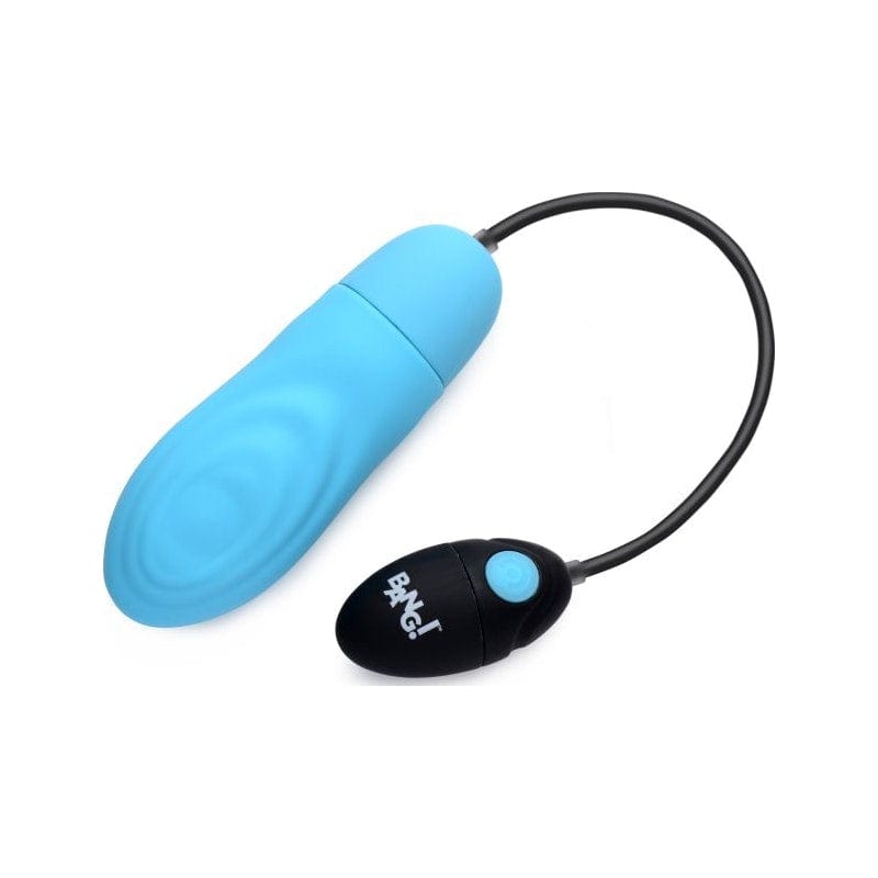 7X Pulsing Rechargeable Bullet with Remote – Silicone Bullet Vibrator Blue > Vibrators > Mini Vibrators