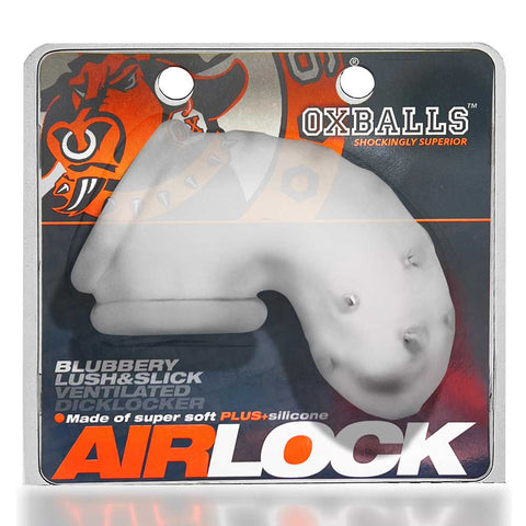 Airlock Air-Lite Vented Chastity Clear Ice for Maximum Comfort Cages