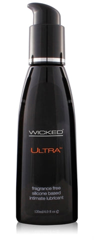 Wicked Ultra Silicone Lubricant 120 ml 4 Ounce Bottle Default Title Silicone Lubricant