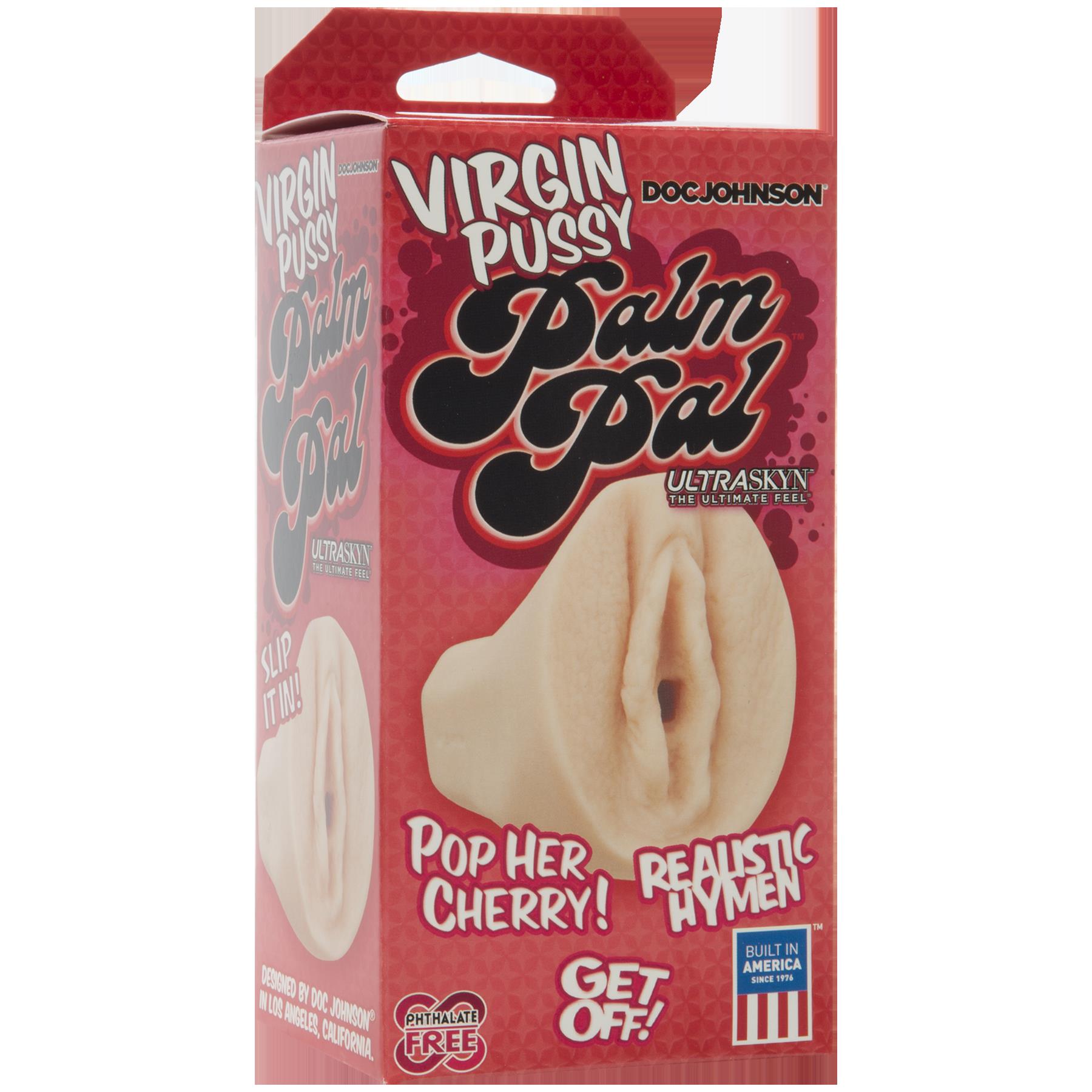 Virgin Palm Pal Male Masturbator Pocket Sleeve Realistic 5 Inches Flesh Pink Strokers - Manual