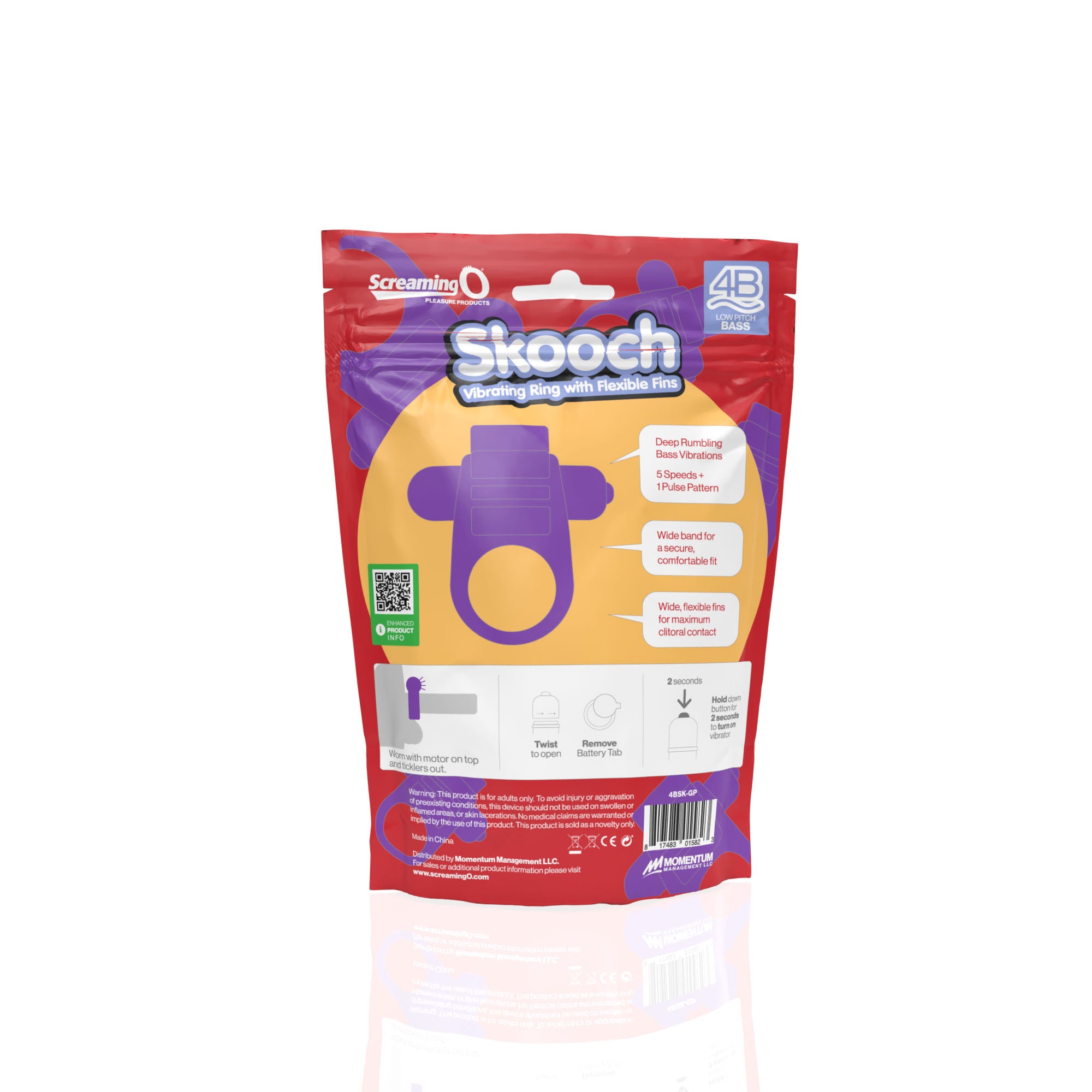 Skooch 4B Low Pitch Bass (Grape) > Sex Toys > Couples Toys