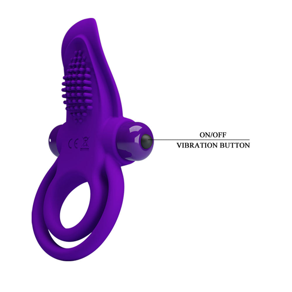 Vibrant Rabbit Cock Ring – Silicone Vibrating Penis Ring > Vibrators > Ladies > Rabbit