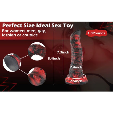 8.4in HiSmith Monster Anal Dildo G-Spot Dildo