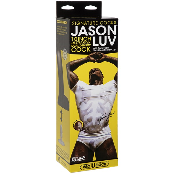 Signature Cocks Jason Luv 10 Inch ULTRASKYN Cock with Removable Suction Cup – Realistic Dildo > Dildos > Performer Replica