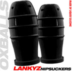 Lankyz Silicone Nipsuckers (Black) – Deep Suction Nipple Suckers > Sex Toys > Nipple Suckers