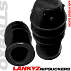 Lankyz Silicone Nipsuckers (Black) – Deep Suction Nipple Suckers > Sex Toys > Nipple Suckers