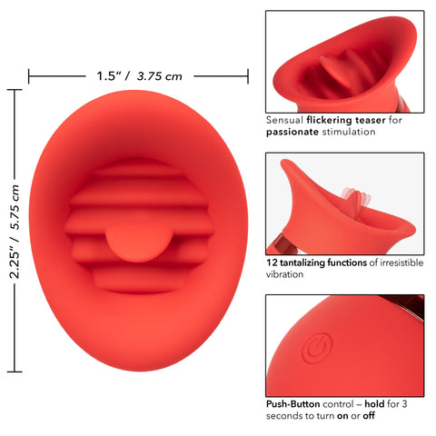 French Kiss Sweet Talker – Compact Massager with 12 Flickering Functions Vibrator > Vibrators > Finger Vibrators