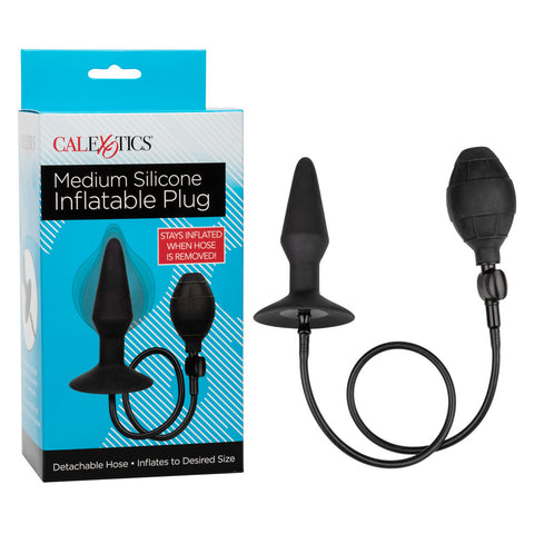 CalExotics Medium Silicone Inflatable Plug – Inflatable Anal Plug with Detachable Hose > Anal Range > Tunnel and Stretchers