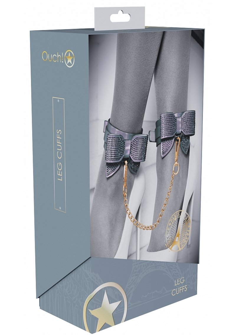Ouch Paris Collection Leg Cuffs – Adjustable Ankle Restraints > Bondage Gear > Restraints