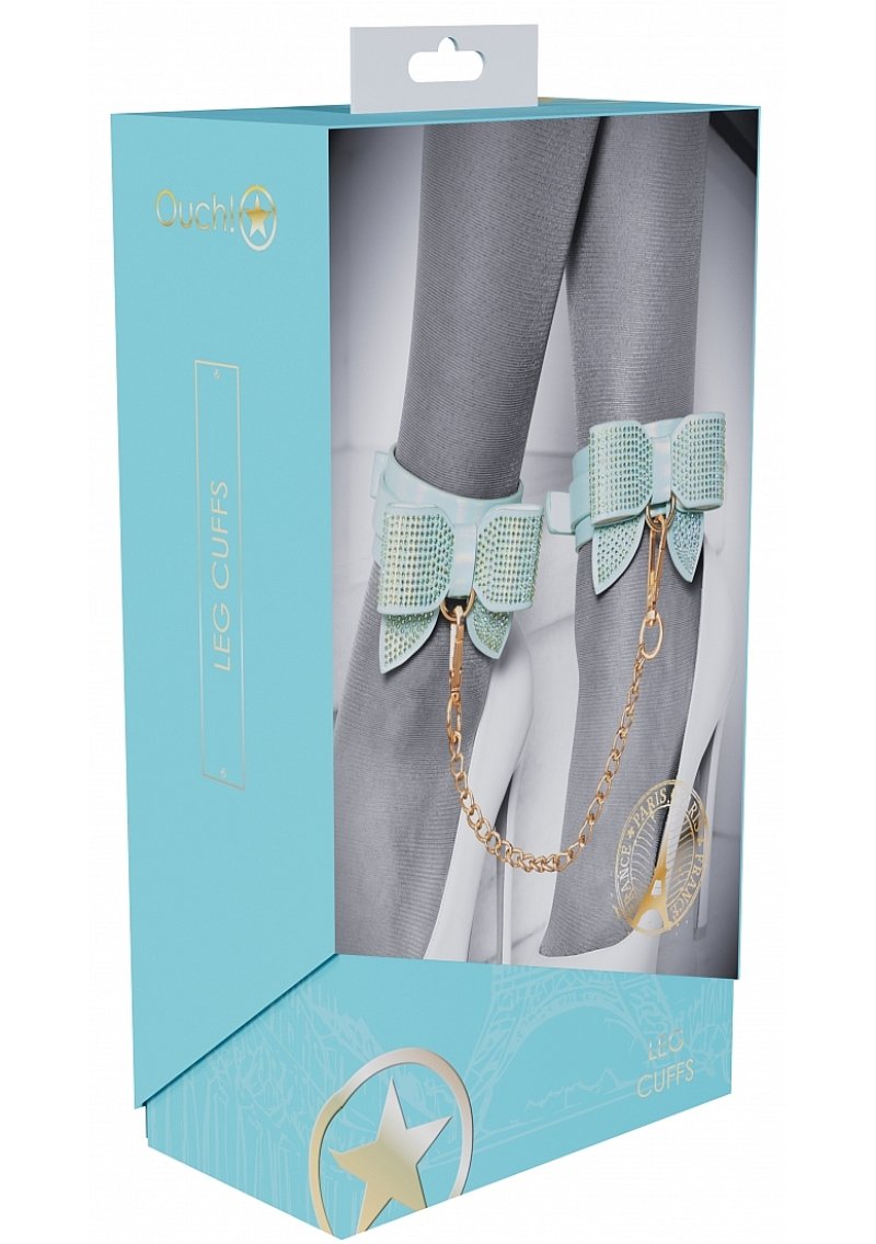 Ouch Paris Collection Leg Cuffs – Adjustable Ankle Restraints > Bondage Gear > Restraints