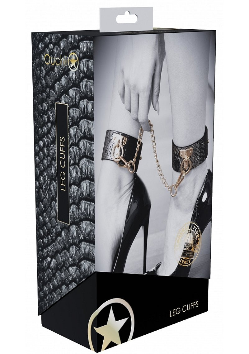 Ouch Florence Collection Leg Cuffs Elegant Ankle Restraints