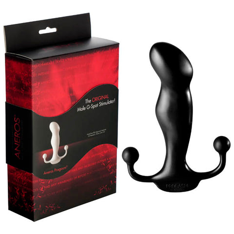 Aneros Progasm Black Ice Prostate Massager 5.5 Inches Black Prostate Massagers