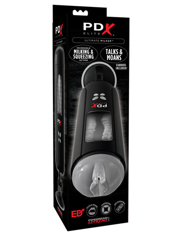 Pdx Extreme Toyz Elite Ultimate Milker Powered Masturbator Black Strokers - Auto