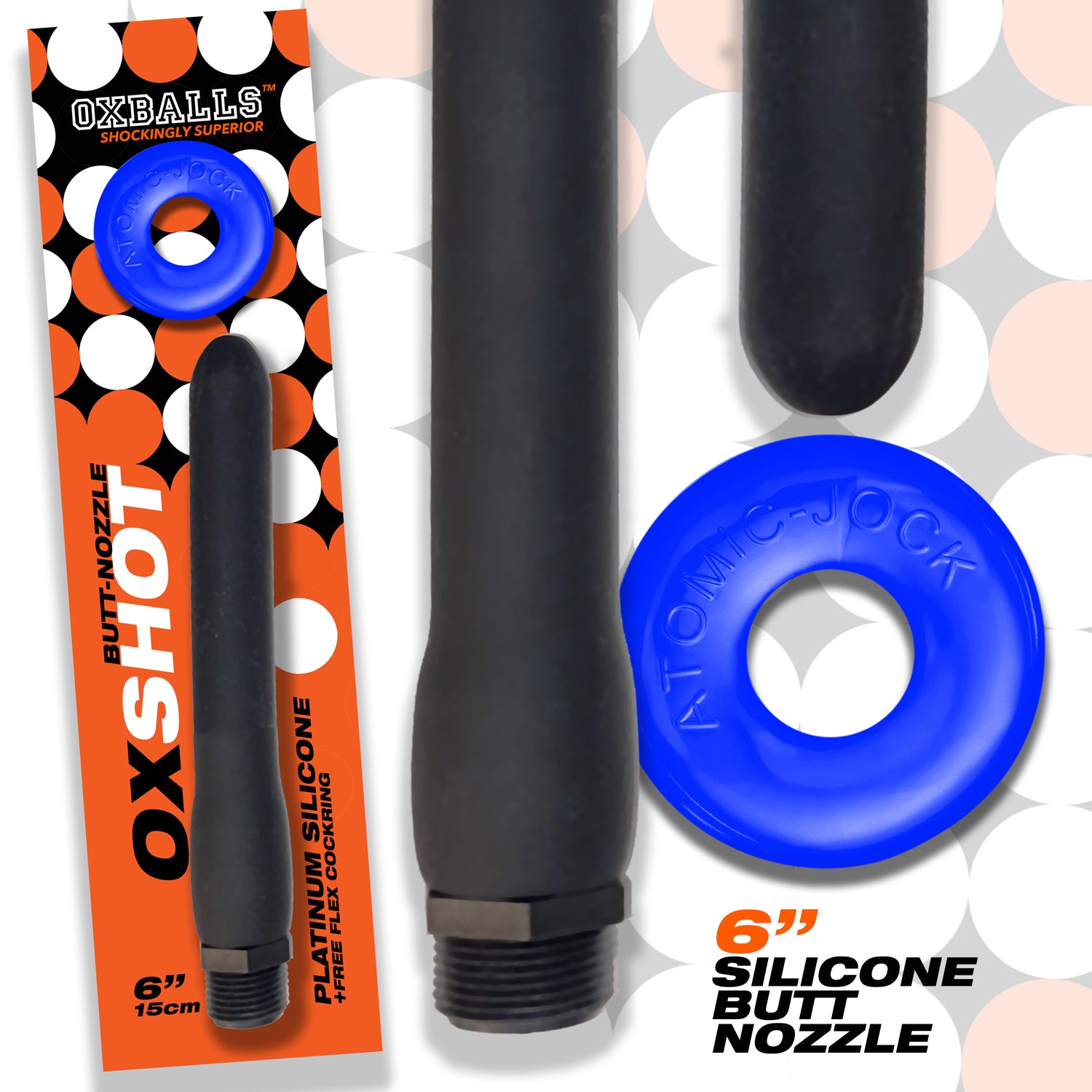 Oxshot Butt Nozzle 6in Shower Hose > Essentials > Douches