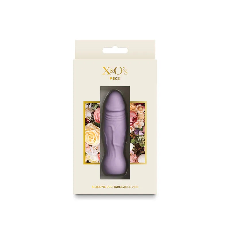 NS Novelties X and Os Embrace (Pink / Purple) – Waterproof Rechargeable Vibrator > Vibrators > Mini Vibrators