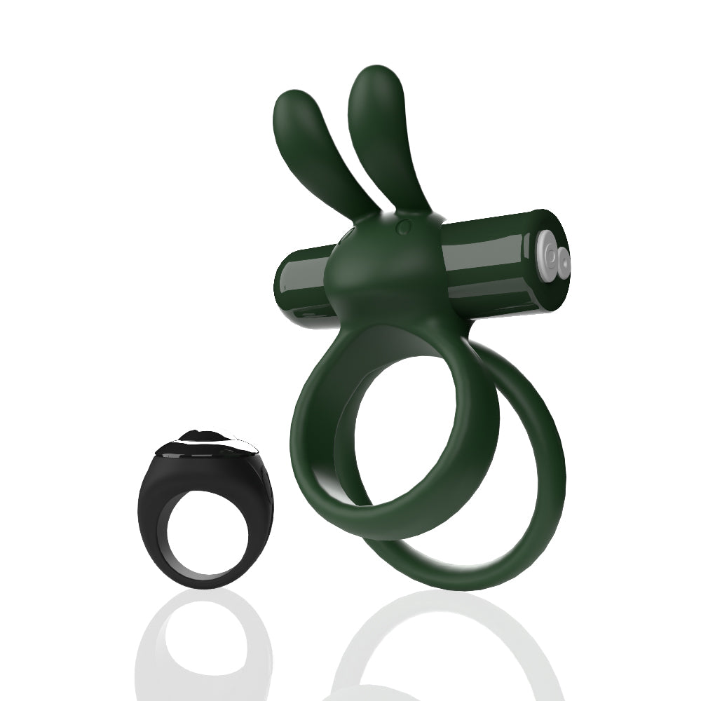 Ohare XL (Green) – Rechargeable Waterproof Remote-Controlled Rabbit Vibrator with Double-Ring Design > Sex Toys > Couples Toys Main image