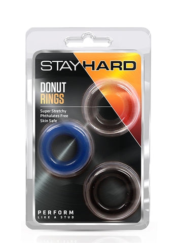 Stay Hard Donut Rings for Enhanced Performance and Stamina Multi COCK RING Set